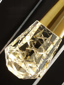 DecorBites™ Crystal Chandelier for Stairwell and Living Room Dimming Lighting