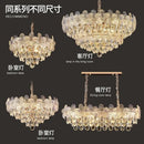 French cream petal decorbites crystal chandelier for living room