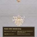 French cream petal decorbites crystal chandelier for living room
