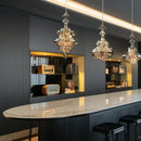 Decorbites crystal chandelier glass pendant light for dining room