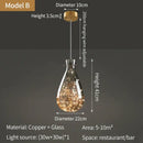 Decorbites crystal chandelier glass pendant light for dining room
