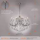 DecorBites™ Crystal Chandelier Gold Chrom Nordic LED Luxury Lighting