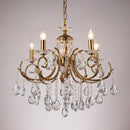 DecorBites™ Crystal Chandelier Gold Chrom Nordic LED Luxury Lighting