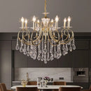 DecorBites™ Crystal Chandelier Gold Chrom Nordic LED Luxury Lighting