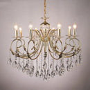 DecorBites™ Crystal Chandelier Gold Chrom Nordic LED Luxury Lighting