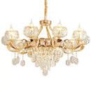 European gold decorbites crystal chandelier living room light