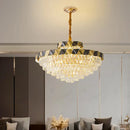 Modern gold & black decorbites crystal chandelier living room light