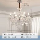 Decorbites crystal chandelier led candle for dining room