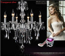 Modern silver decorbites crystal chandelier for dining room