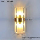 Modern gold oval crystal chandelier led dining room light