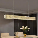DecorBites™ Crystal Chandelier LED Golden Modern Luxury Ceiling Home Interior Shop