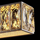 DecorBites™ Crystal Chandelier LED Golden Modern Luxury Ceiling Home Interior Shop