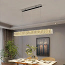 DecorBites™ Crystal Chandelier LED Golden Modern Luxury Ceiling Home Interior Shop
