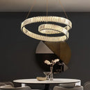 DecorBites™ Crystal Chandelier LED Light Fixture, Luxury Decor Hanging Lamp, Modern Home Lighting