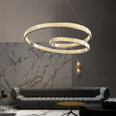 DecorBites™ Crystal Chandelier LED Light Fixture, Luxury Decor Hanging Lamp, Modern Home Lighting