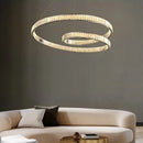 DecorBites™ Crystal Chandelier LED Light Fixture, Luxury Decor Hanging Lamp, Modern Home Lighting