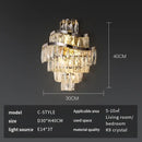 DecorBites™ Crystal Chandelier LED Lighting for Luxury Living Room, Bedroom, Dining Room