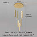 DecorBites™ Crystal Chandelier LED Mezzanine Dining Room Lighting