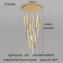 DecorBites™ Crystal Chandelier LED Mezzanine Dining Room Lighting
