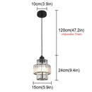 DecorBites™ Crystal Chandelier LED Pendant Light for Modern Home Decor