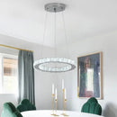 DecorBites™ Crystal Chandelier LED Pendant Lighting for Living Room