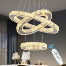 DecorBites™ Crystal Chandelier LED Pendant Lighting for Living Room