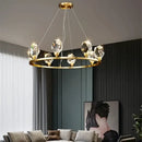 DecorBites™ Crystal Chandelier LED Pendant Lights for Modern Nordic Home Decor