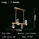 DecorBites™ Crystal Chandelier LED Pendant Lights for Modern Nordic Home Decor