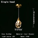 DecorBites™ Crystal Chandelier LED Pendant Lights for Modern Nordic Home Decor