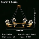 DecorBites™ Crystal Chandelier LED Pendant Lights for Modern Nordic Home Decor