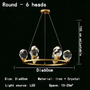 DecorBites™ Crystal Chandelier LED Pendant Lights for Modern Nordic Home Decor