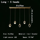 DecorBites™ Crystal Chandelier LED Pendant Lights High-end Nordic Modern Style Indoor Lighting