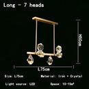 DecorBites™ Crystal Chandelier LED Pendant Lights High-end Nordic Modern Style Indoor Lighting