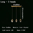 DecorBites™ Crystal Chandelier LED Pendant Lights High-end Nordic Modern Style Indoor Lighting