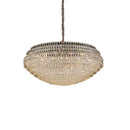 Luxury clear & gold crystal chandelier lights dining room pendant