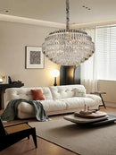 Luxury clear & gold crystal chandelier lights dining room pendant