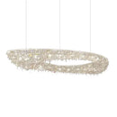 Luxury crystal chandelier luminaire living room pendant lighting
