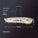 Luxury crystal chandelier luminaire living room pendant lighting