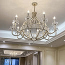 DecorBites™ Crystal Chandelier: Luxe Nordic Bedroom Living Room Pendant Light