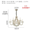 DecorBites™ Crystal Chandelier: Luxe Nordic Bedroom Living Room Pendant Light