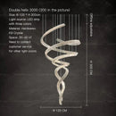 DecorBites™ Crystal Chandelier Luxury Designer Light for Elegant Living Spaces