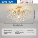 French retro gold decorbites crystal chandelier dining room light