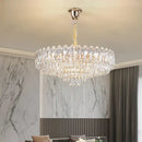 French luxury chrome decorbites crystal chandelier dining room light