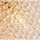 Luxury gold square decorbites crystal chandelier for living room
