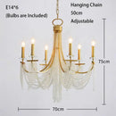 Luxury gold decorbites crystal chandelier for dining room