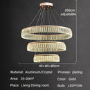 DecorBites™ Crystal Chandelier Luxury LED Lighting for Living Dining Kitchen Bedroom