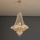 Luxury silver decorbites crystal chandelier for living room staircase