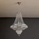 Luxury silver decorbites crystal chandelier for living room staircase
