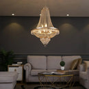 Luxury silver decorbites crystal chandelier for living room staircase