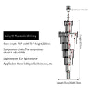 DecorBites™ Crystal Chandelier: Luxury Lighting for Living Room, Villa, Exhibition Hall